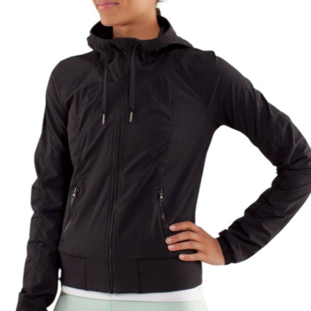 Lululemon Street To Studio Zip Up Jacket Black